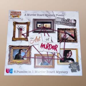 NEW Murder Mystery Party Case File Murder Board Puzzle The Art of Murder